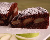 Torta pere e cioccolato