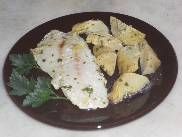 Filetti Di Cernia Con Carciofi Al Limone Ricetta Preparazione E Ingredienti