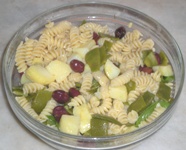 Fusilli in insalata con patate e piattoni