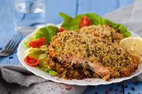 Salmone marinato al forno