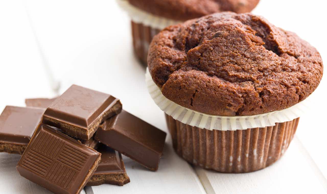 ricetta muffin al cioccolato