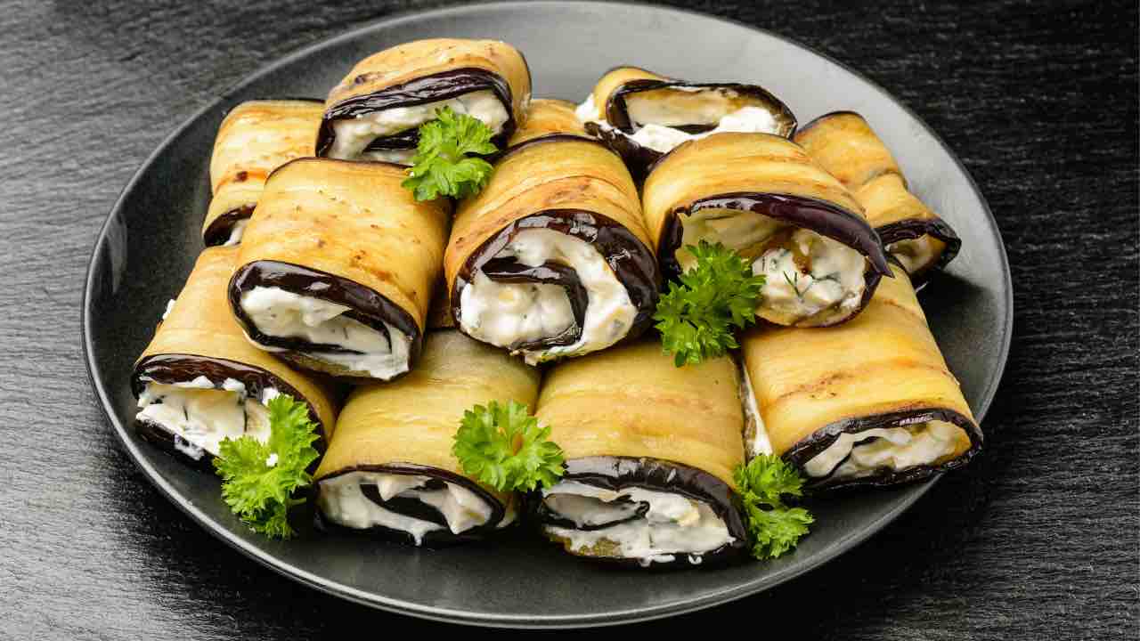 ricetta involtini di melanzane