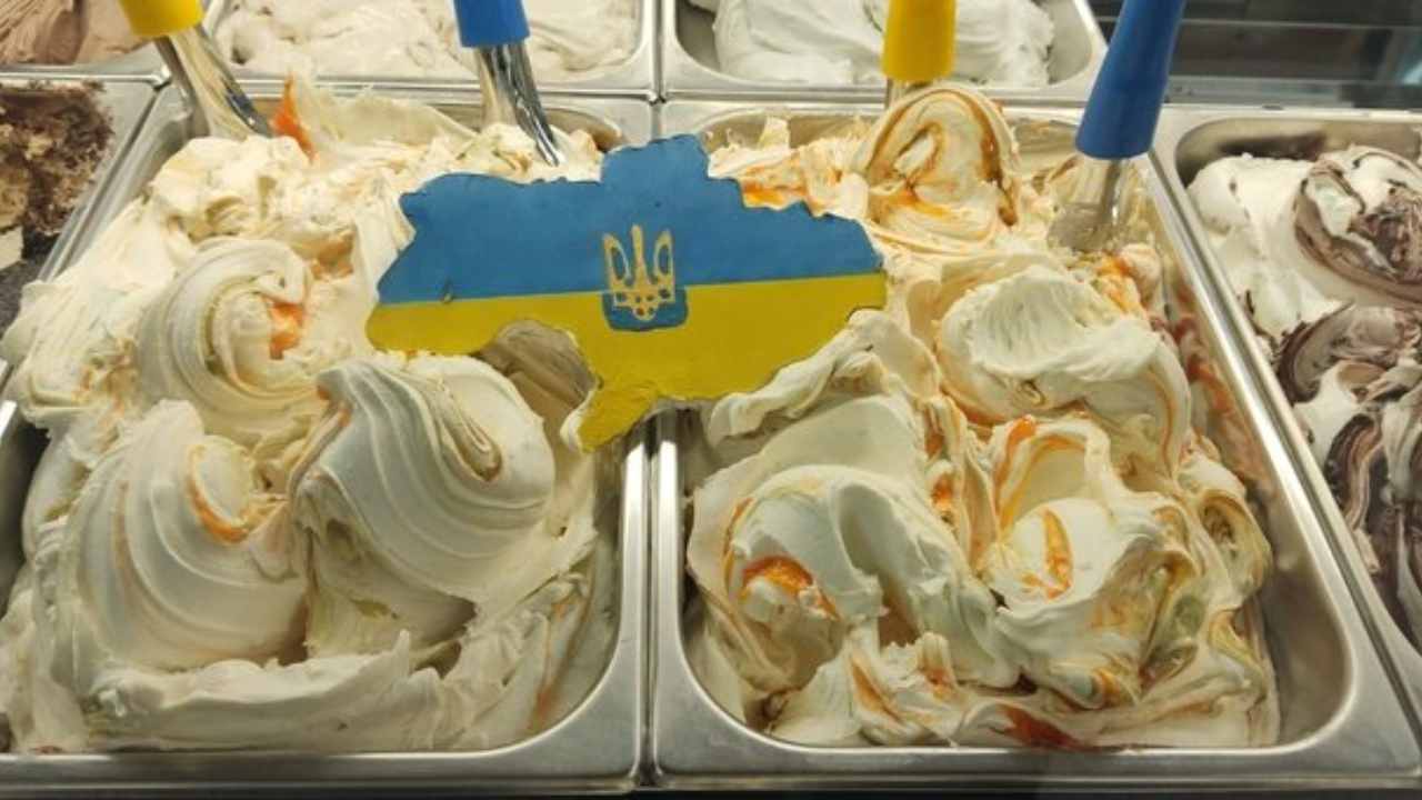 Il gelato ispirato all'Ucraina