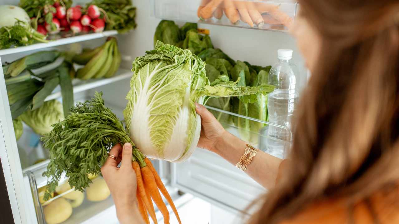 Verdure in frigo