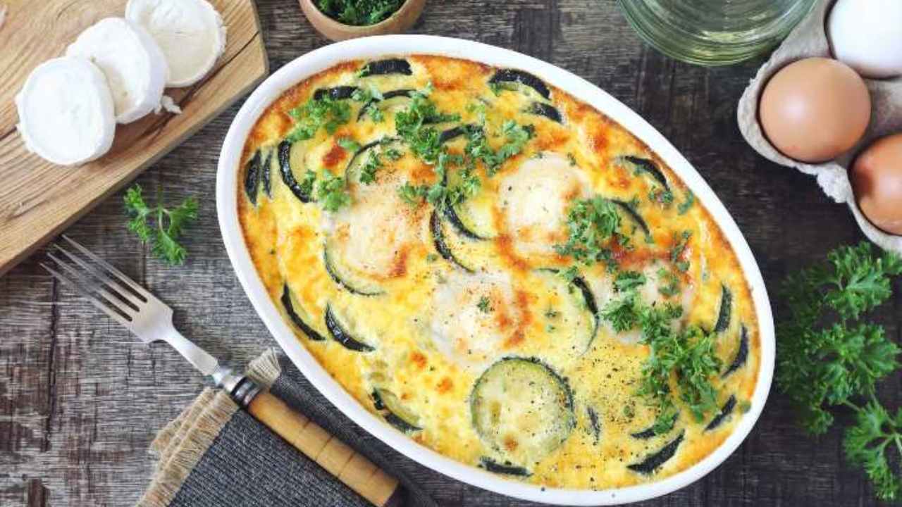 Zucchine clafoutis