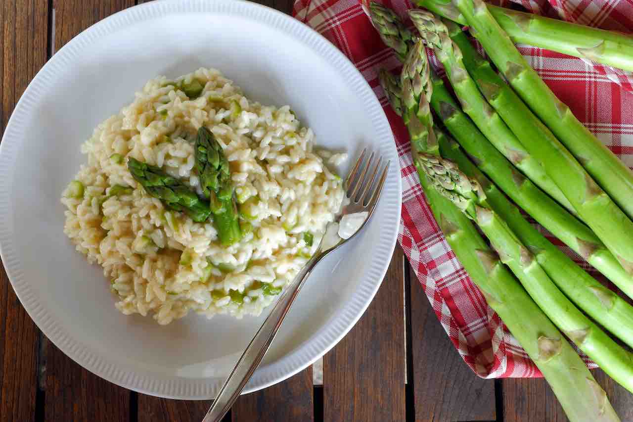 risotto agli asparagi - mezzokilo