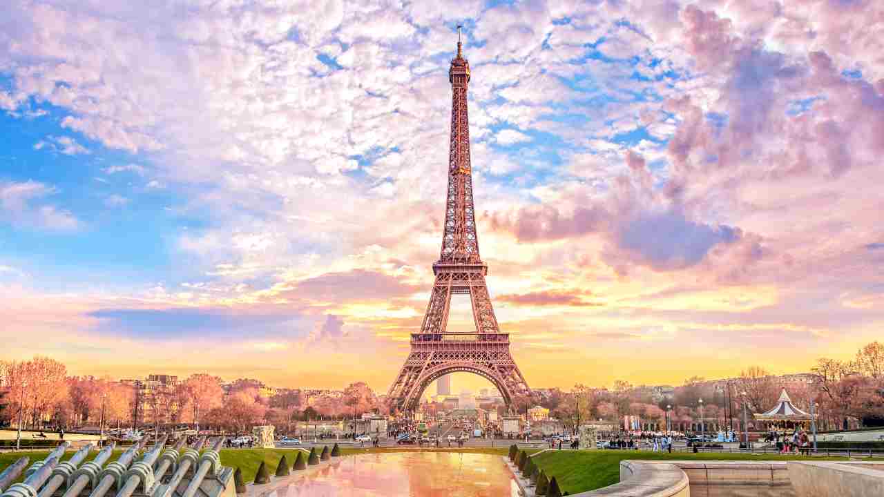 Torre Eiffel al tramonto