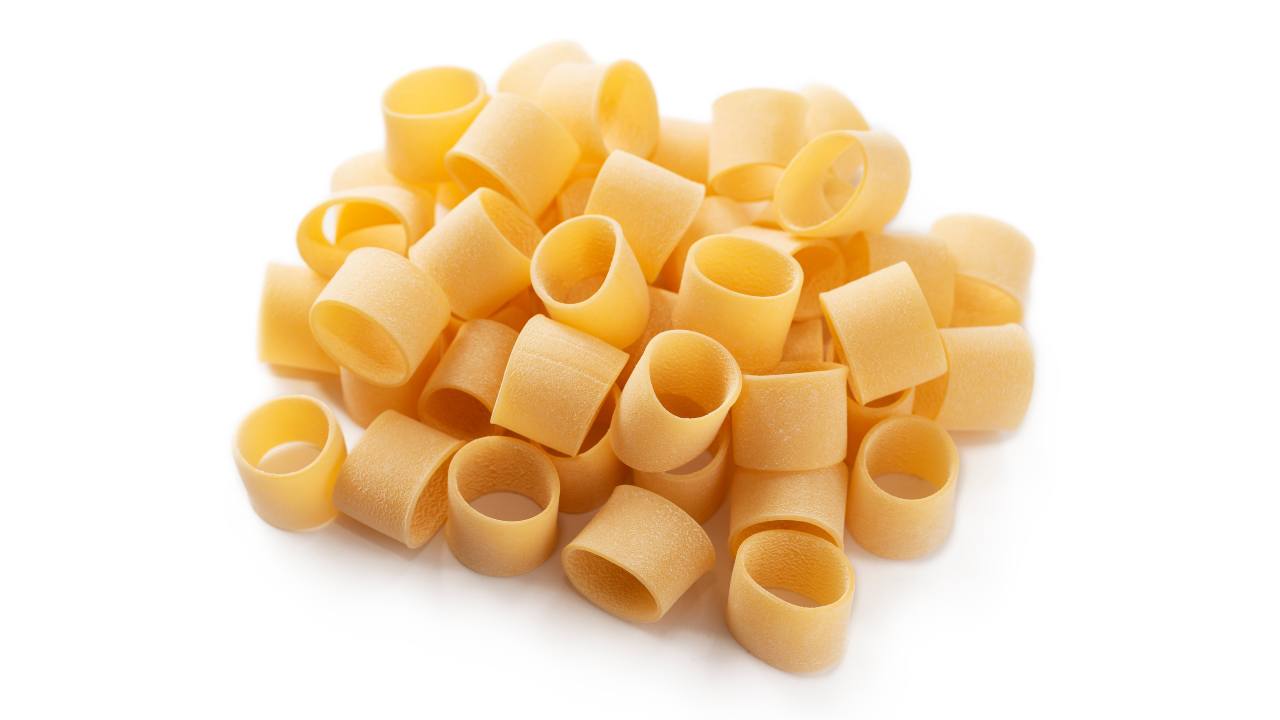 La pasta a paccheri