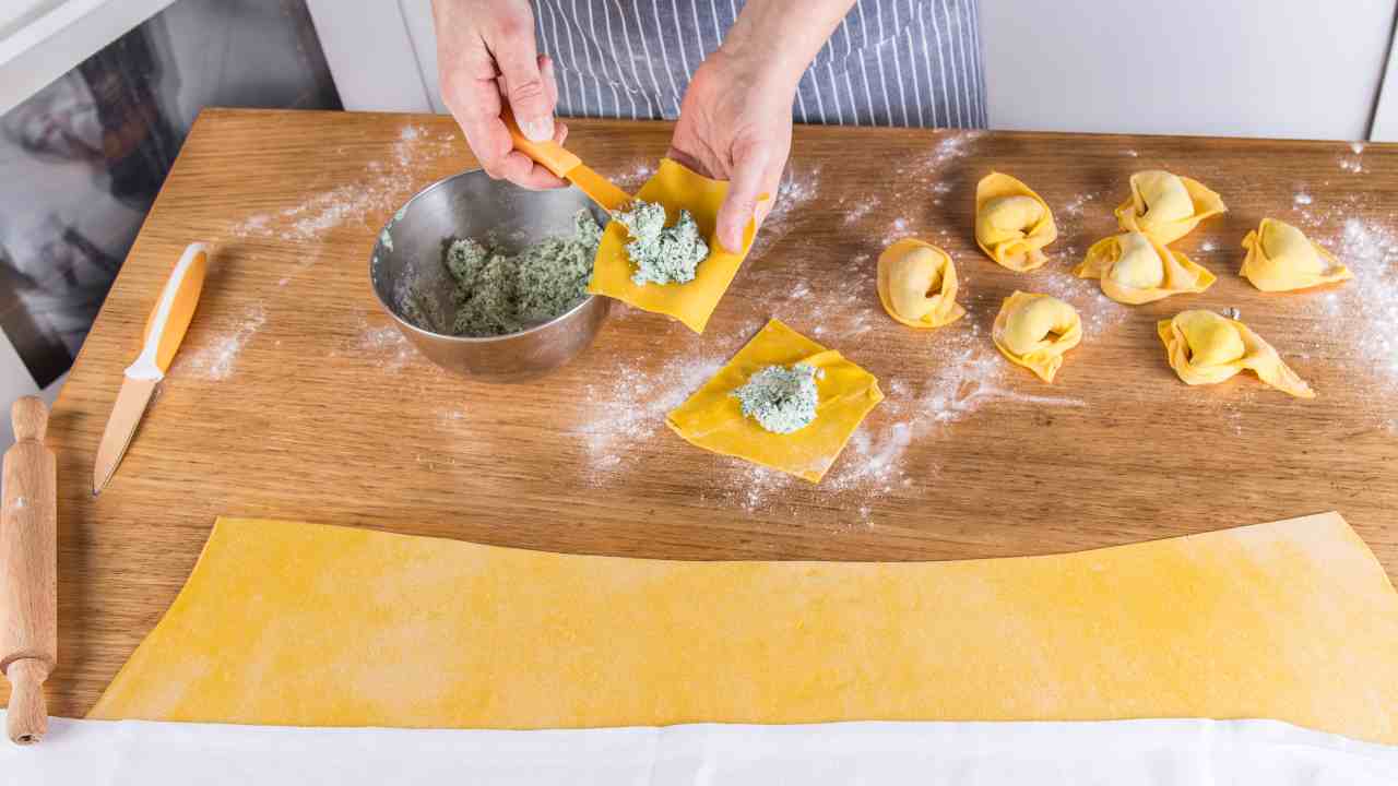 Ravioli ricotta e spinaci