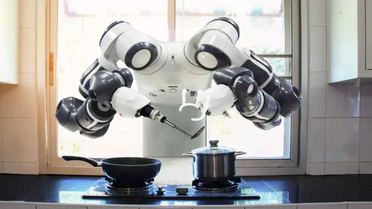 Chef robot all'opera