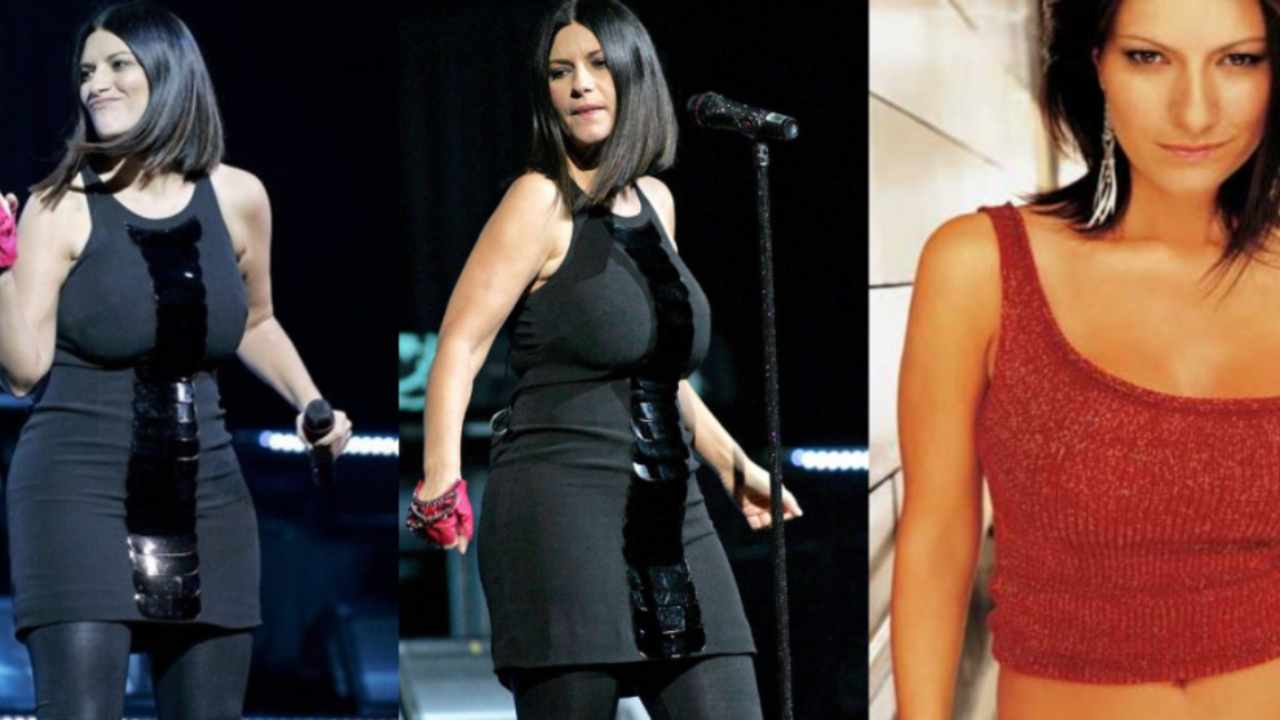 Laura Pausini dopo aver fatto la dieta