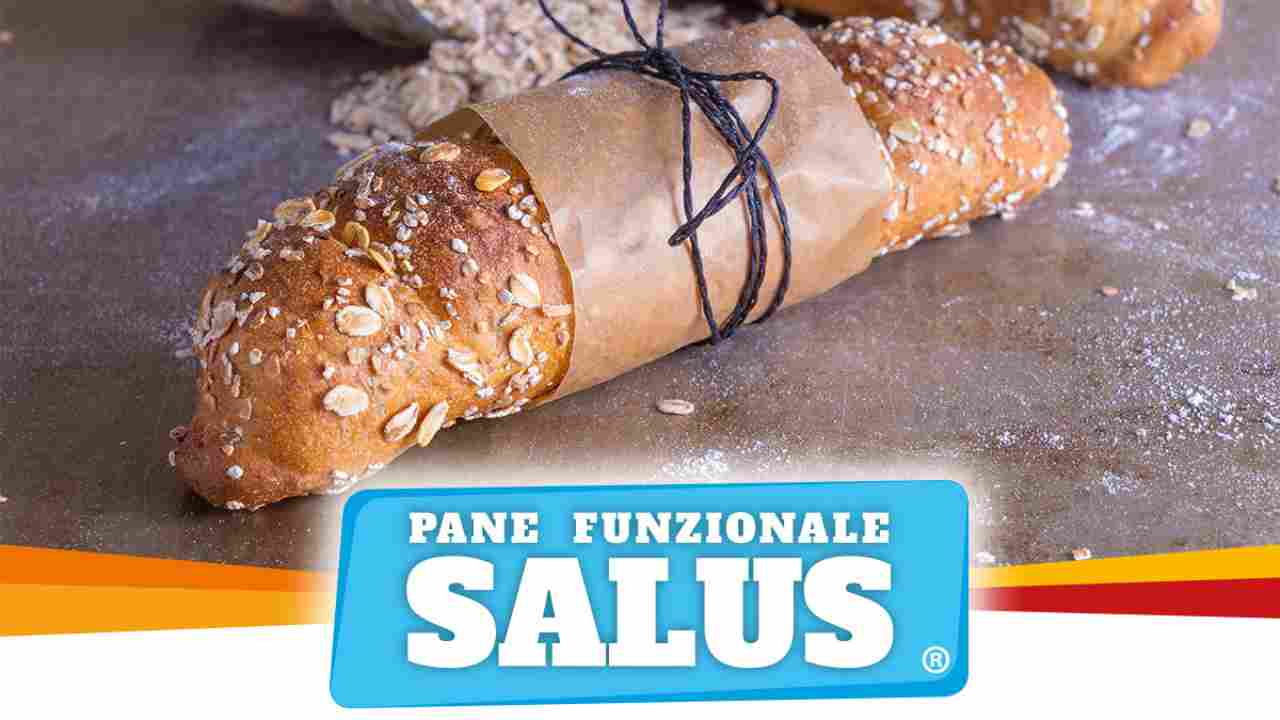 Pubblicità pane funzionale salus