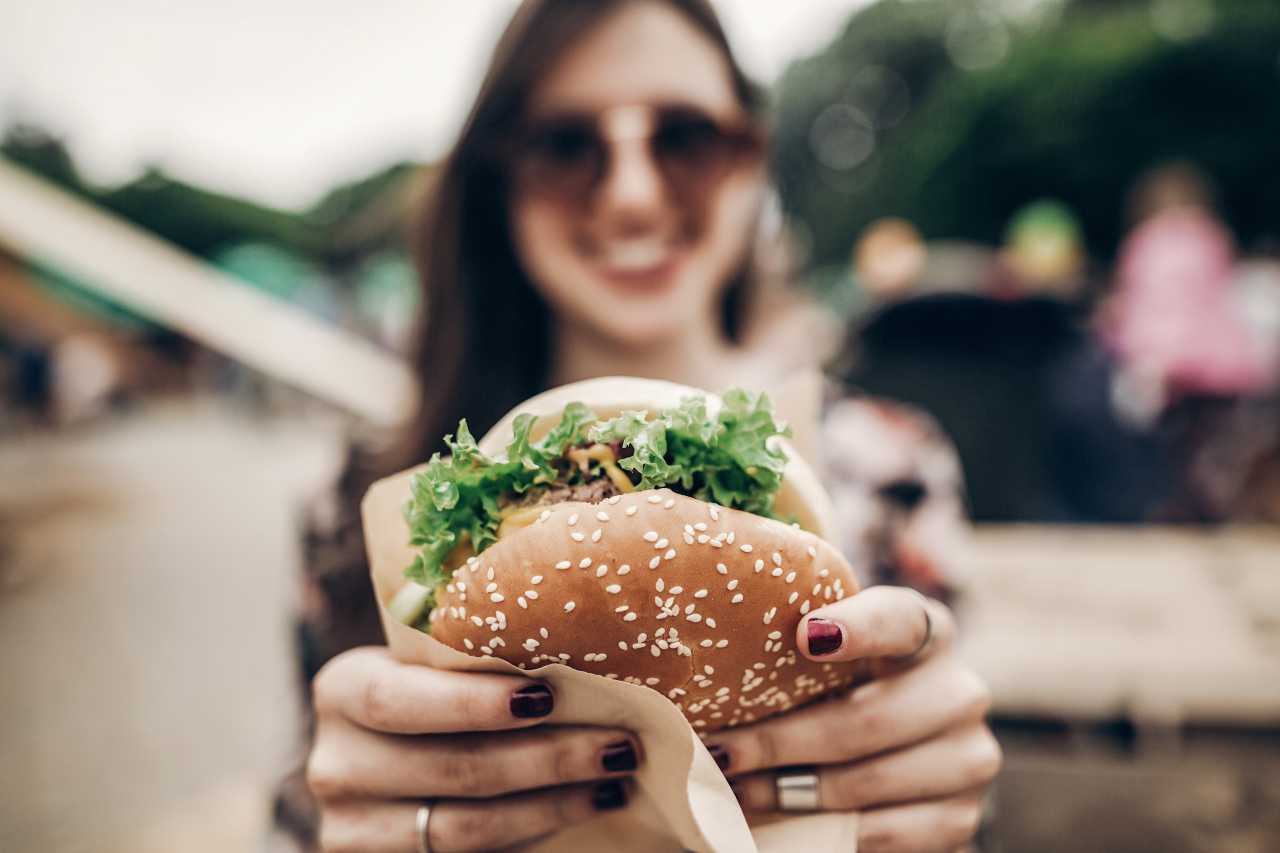 hamburger panino