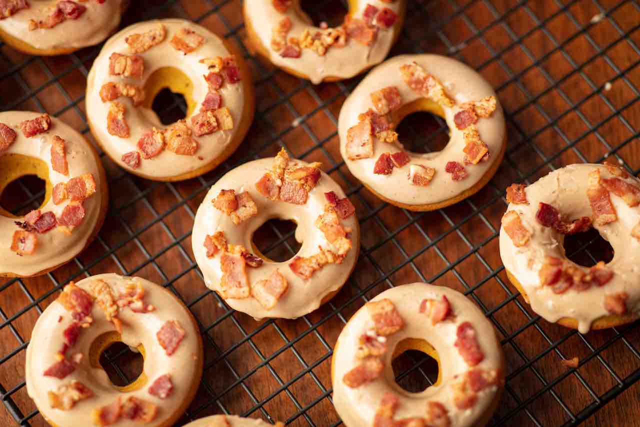 Donuts con bacon