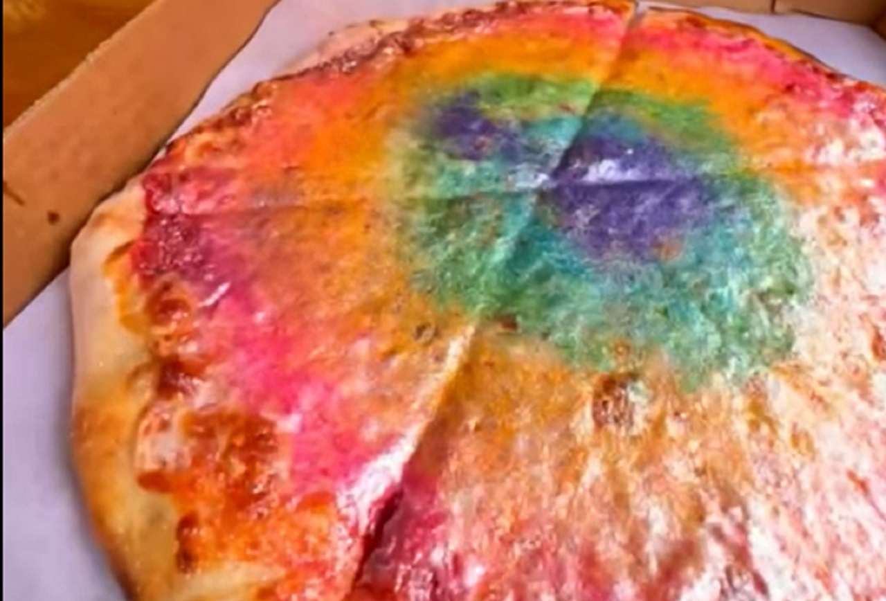 pizza arcobaleno