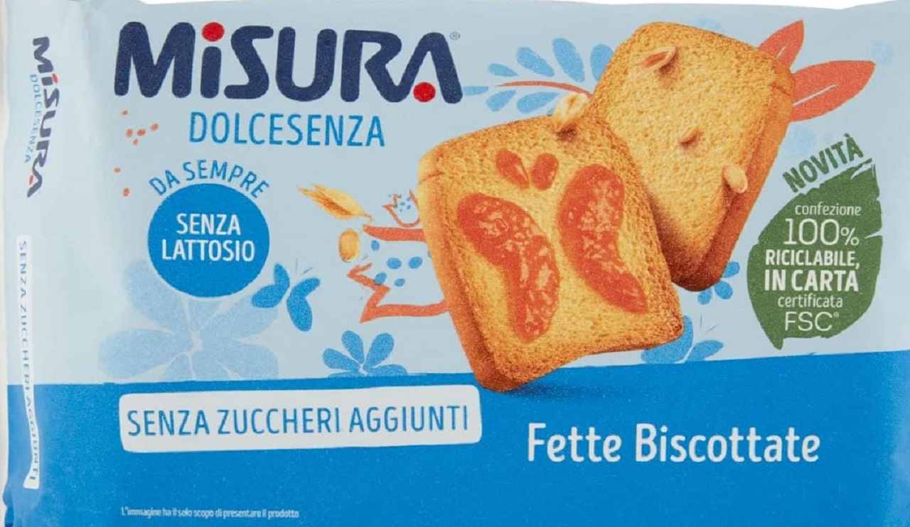 fette biscottate misura