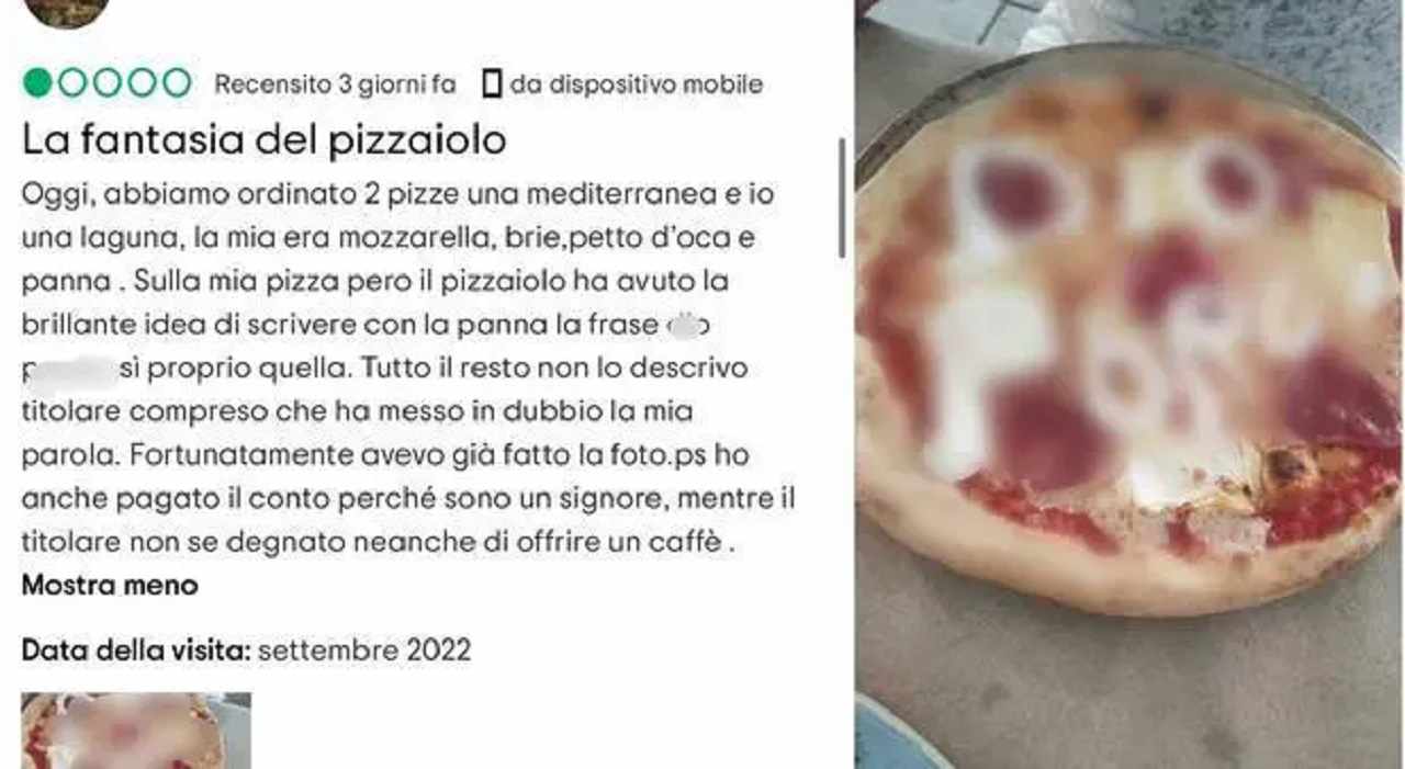 pizzaiolo bestemmia