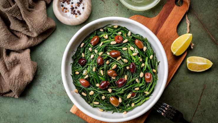 ricetta facile agretti in padella