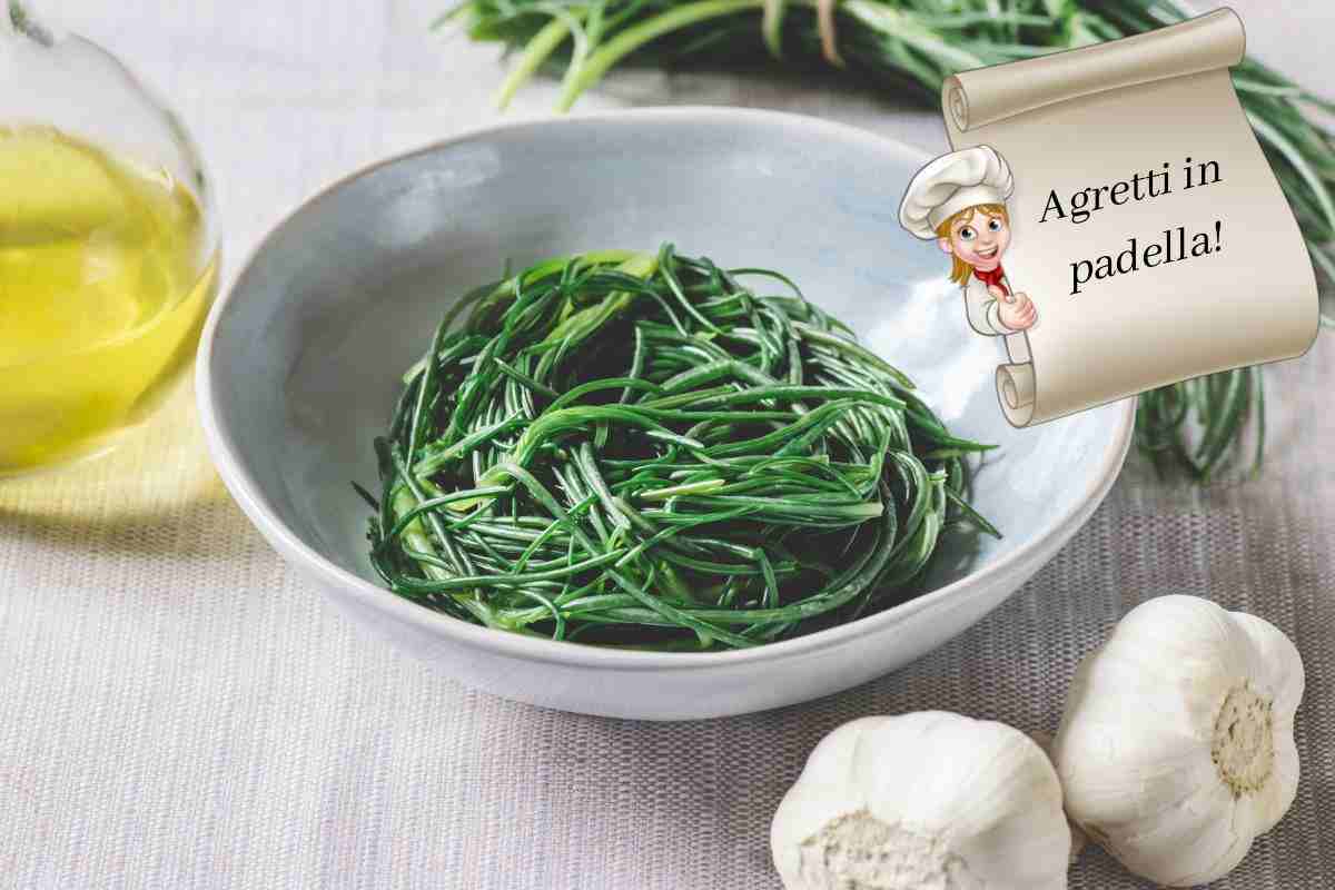 ricetta facile agretti in padella