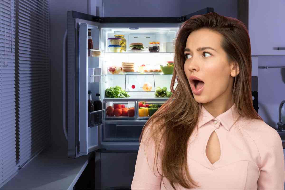 pulsante del frigorifero che fa risparmiare