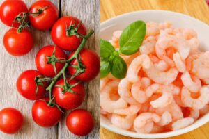 Gamberi e pomodori