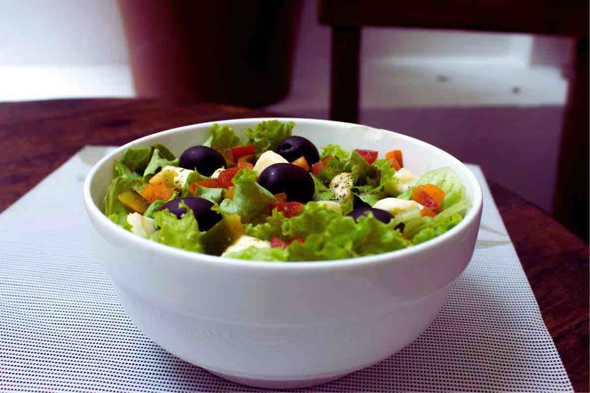 Piatto di insalata